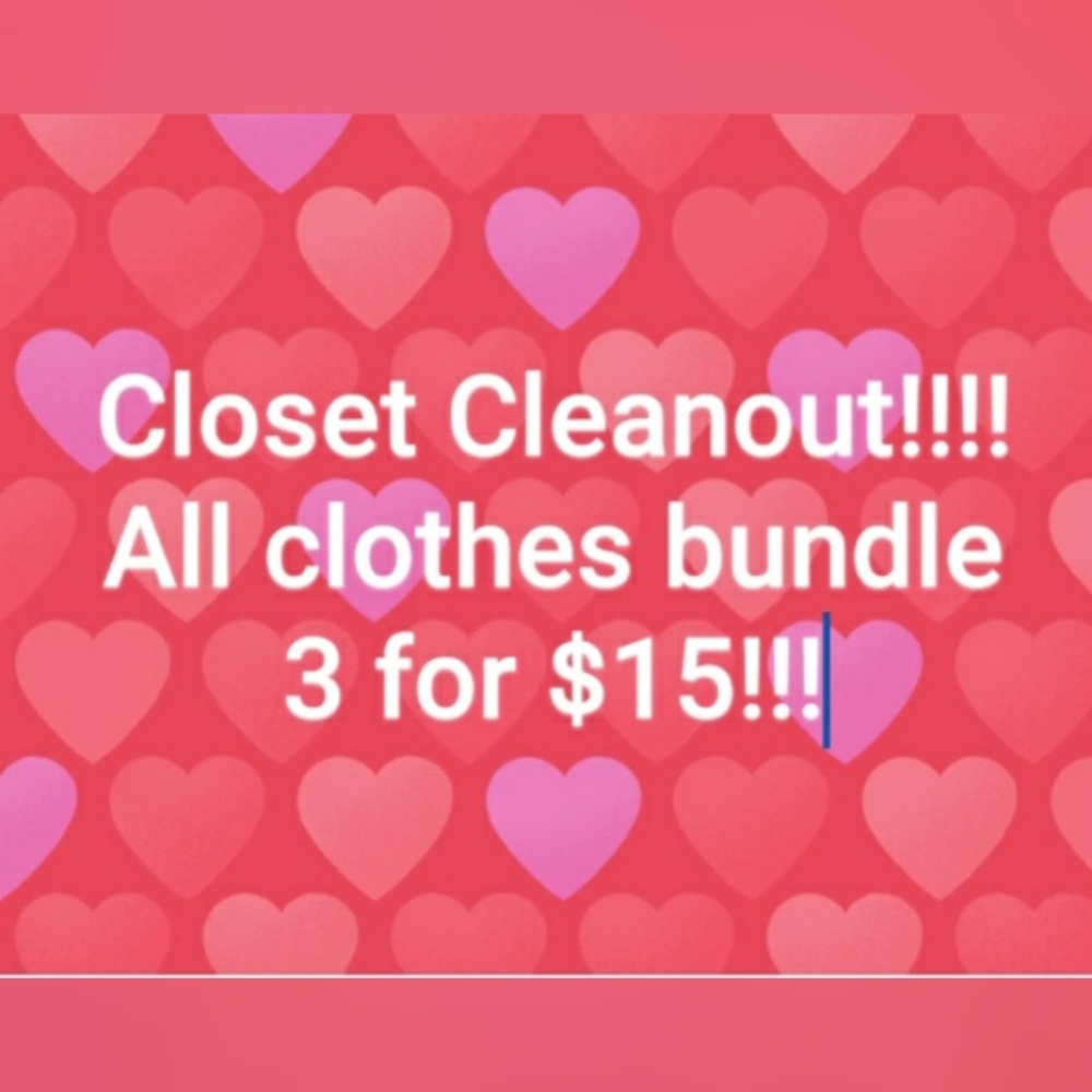 Super closet cleanout!
